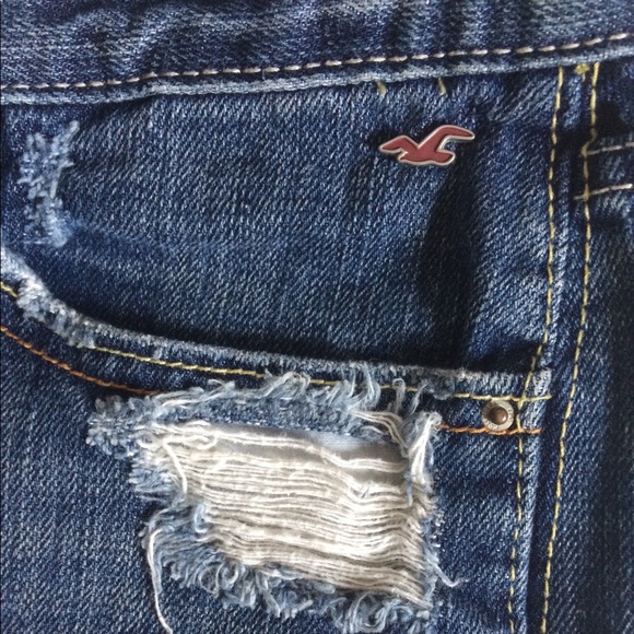 Hollister Distressed Jean Skirt - Picture 5 of 5